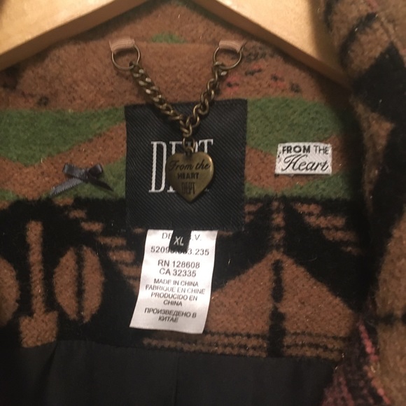 D.E.P.T. Women's Native Inspired Coat NWOT Size XL - Picture 2 of 10